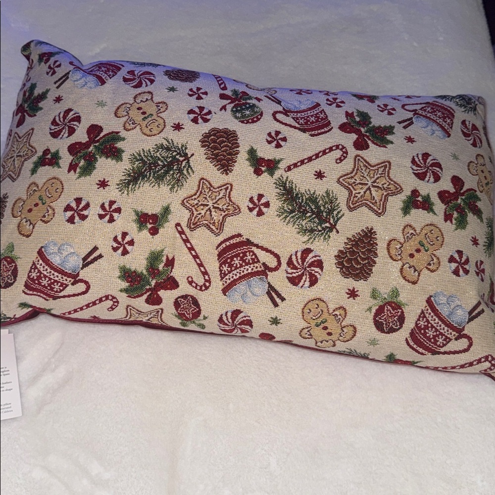 Caldeira Crosstitch Christmas stitched pillows 🎅🏻🎅🏻